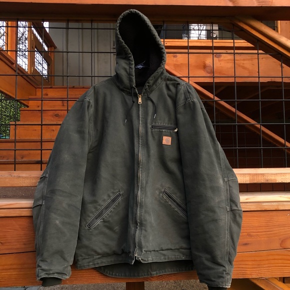 carhartt men's hooded jacket